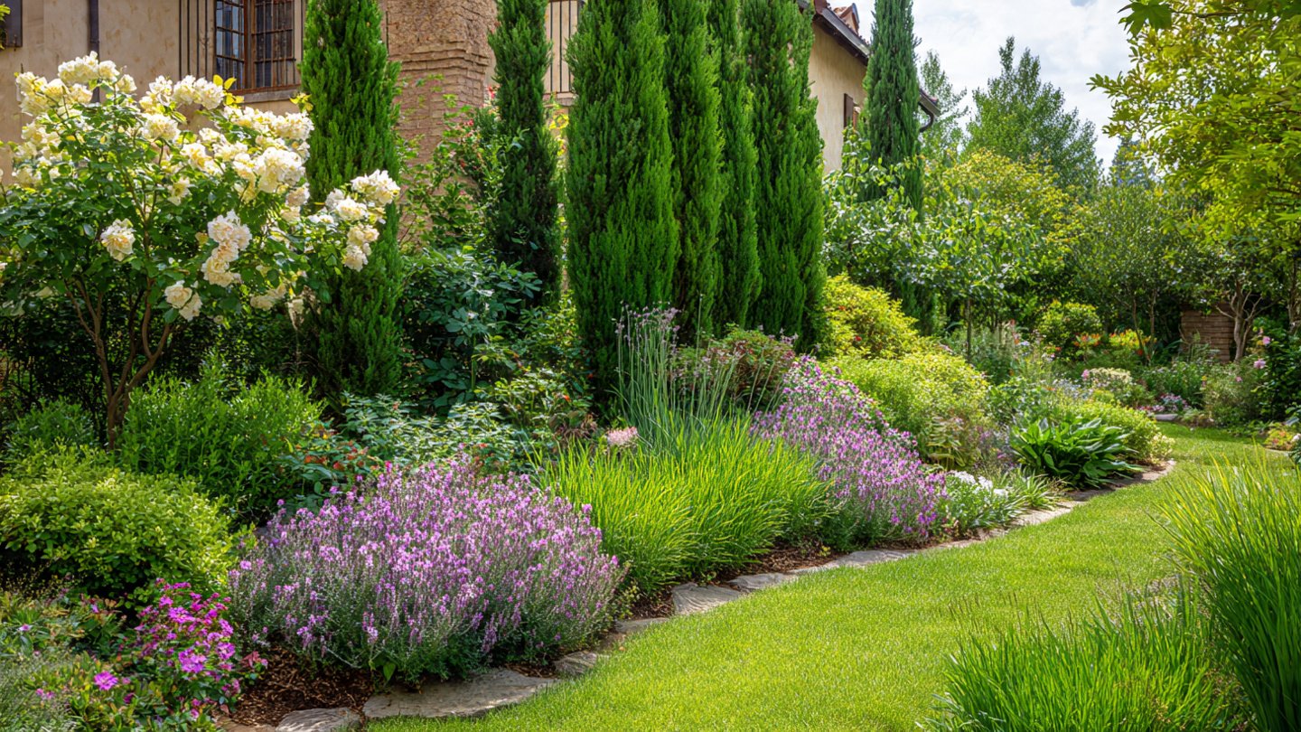 Exploring the Benefits of Layered Garden Design with Tall Shrubs for Enhanced Aesthetic Appeal