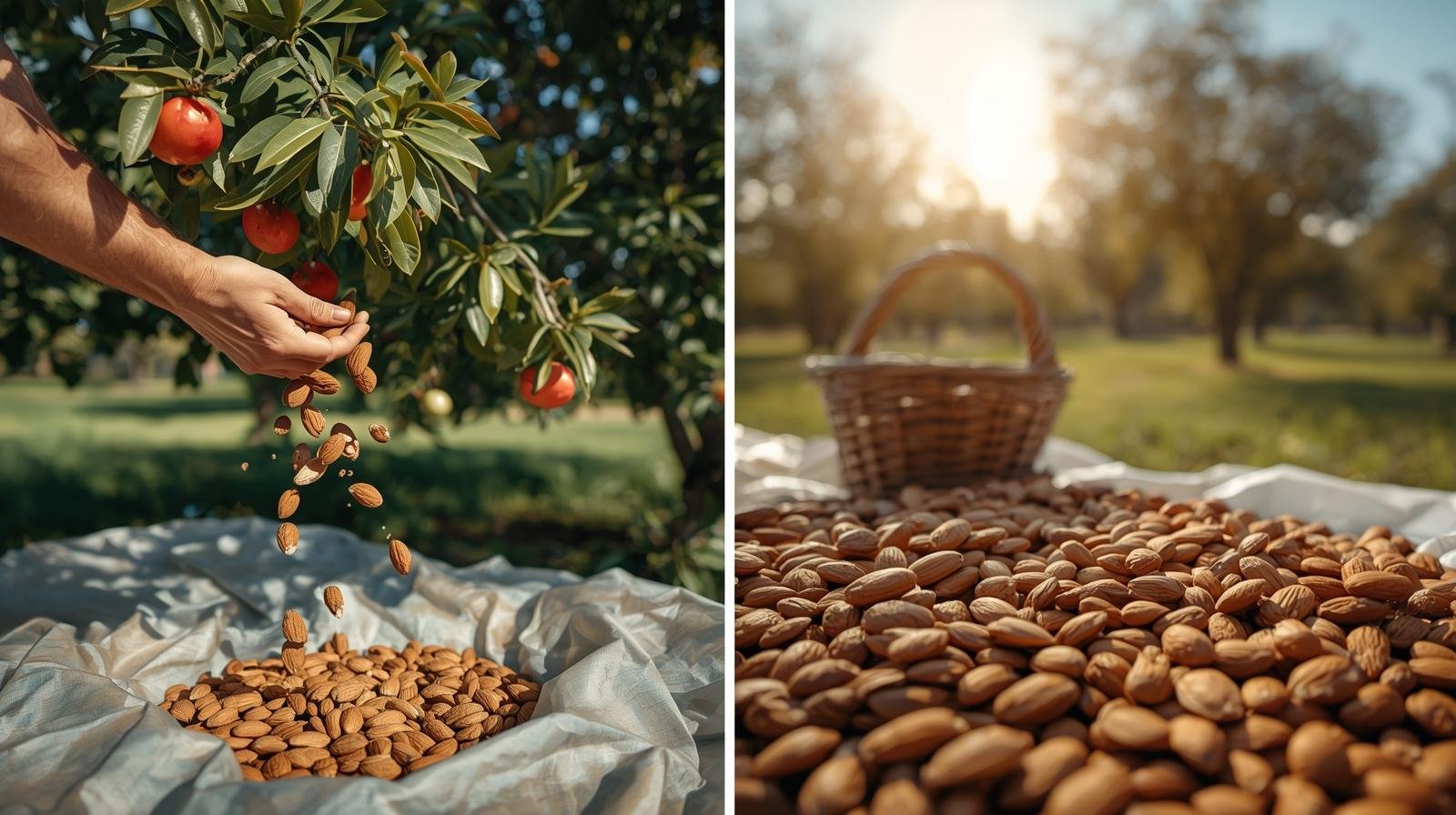 Almond Shaking the Tenias Way: Modern Methods for Nut Harvesting