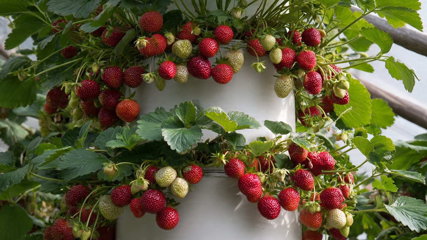 Can You Transform a Plastic Barrel into a Thriving Vertical Strawberry Tower?
