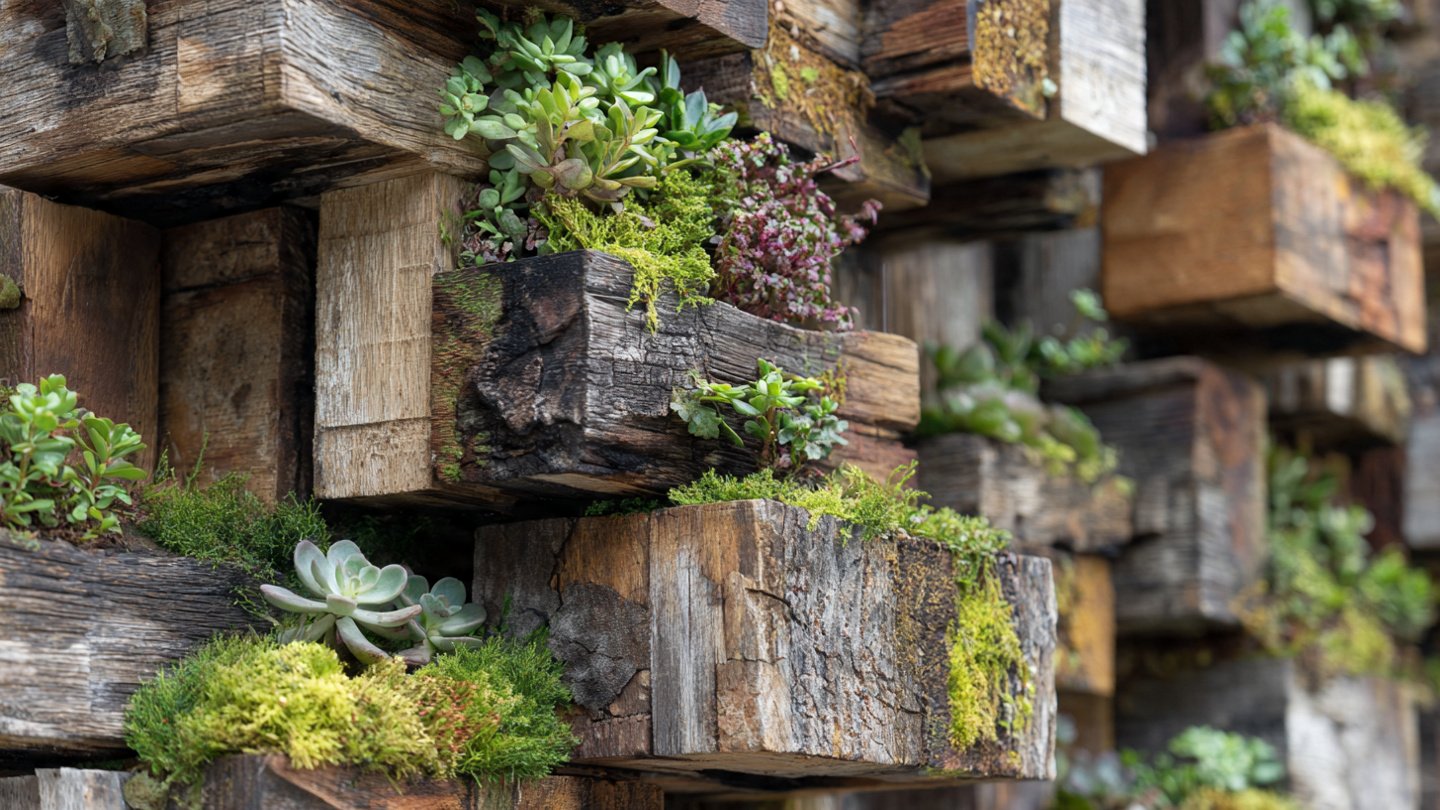 How Can You Transform a Pile of Scrap Wood into a Stunning Vertical Planter?