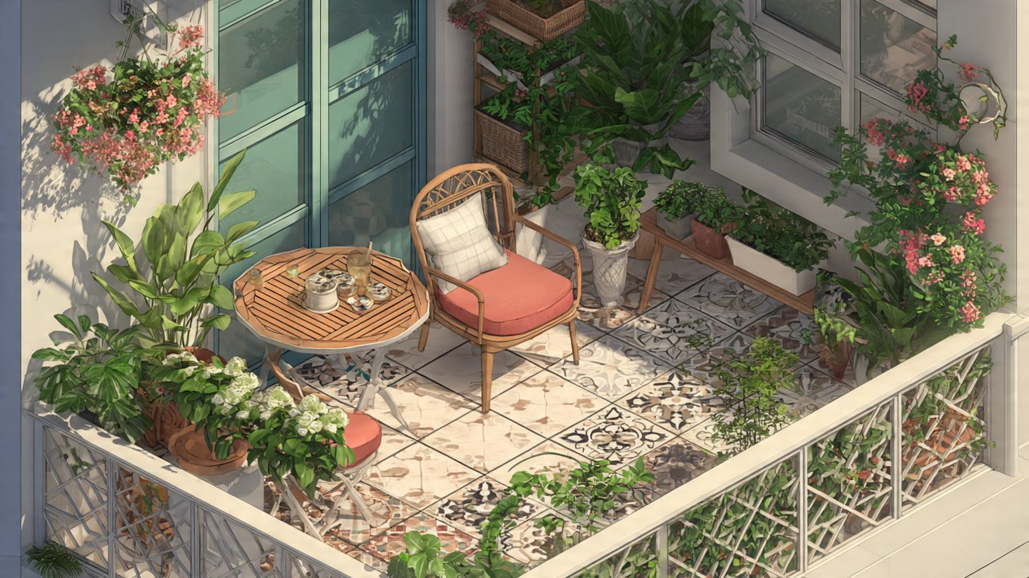 How Can You Transform a Tiny Balcony into a Sprawling Terrace?