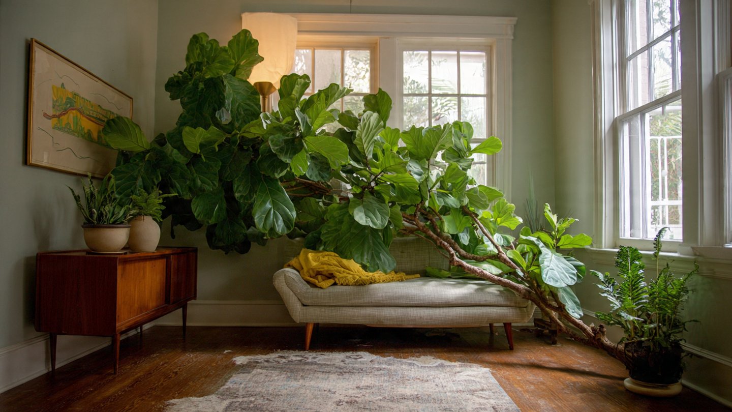 How Can You Effectively Support a Heavy Fiddle Leaf Fig Branch?