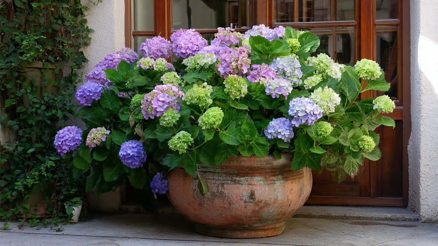 How Can You Grow Lush Hydrangeas in a Pot Against All Odds?
