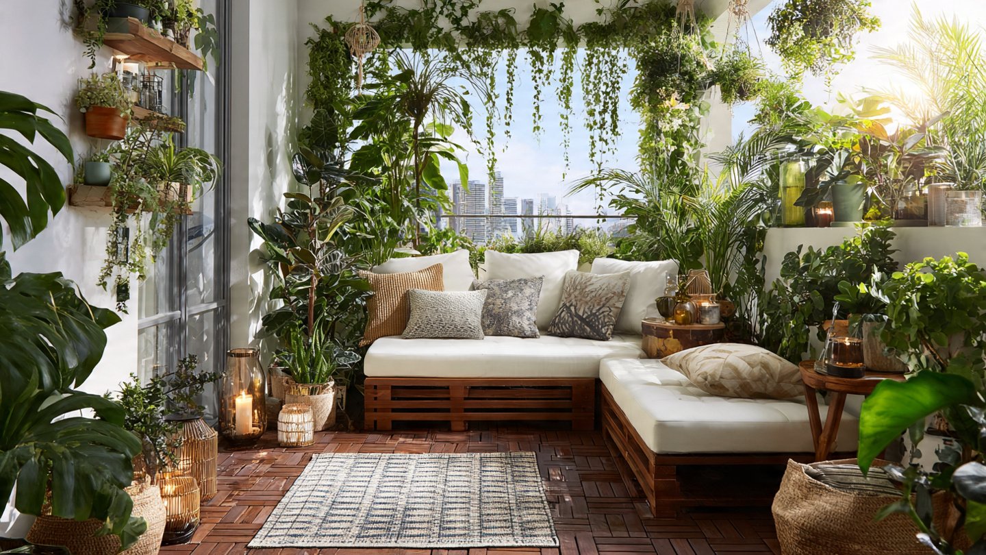 How to Turn Your Balcony Garden into a Spa Oasis