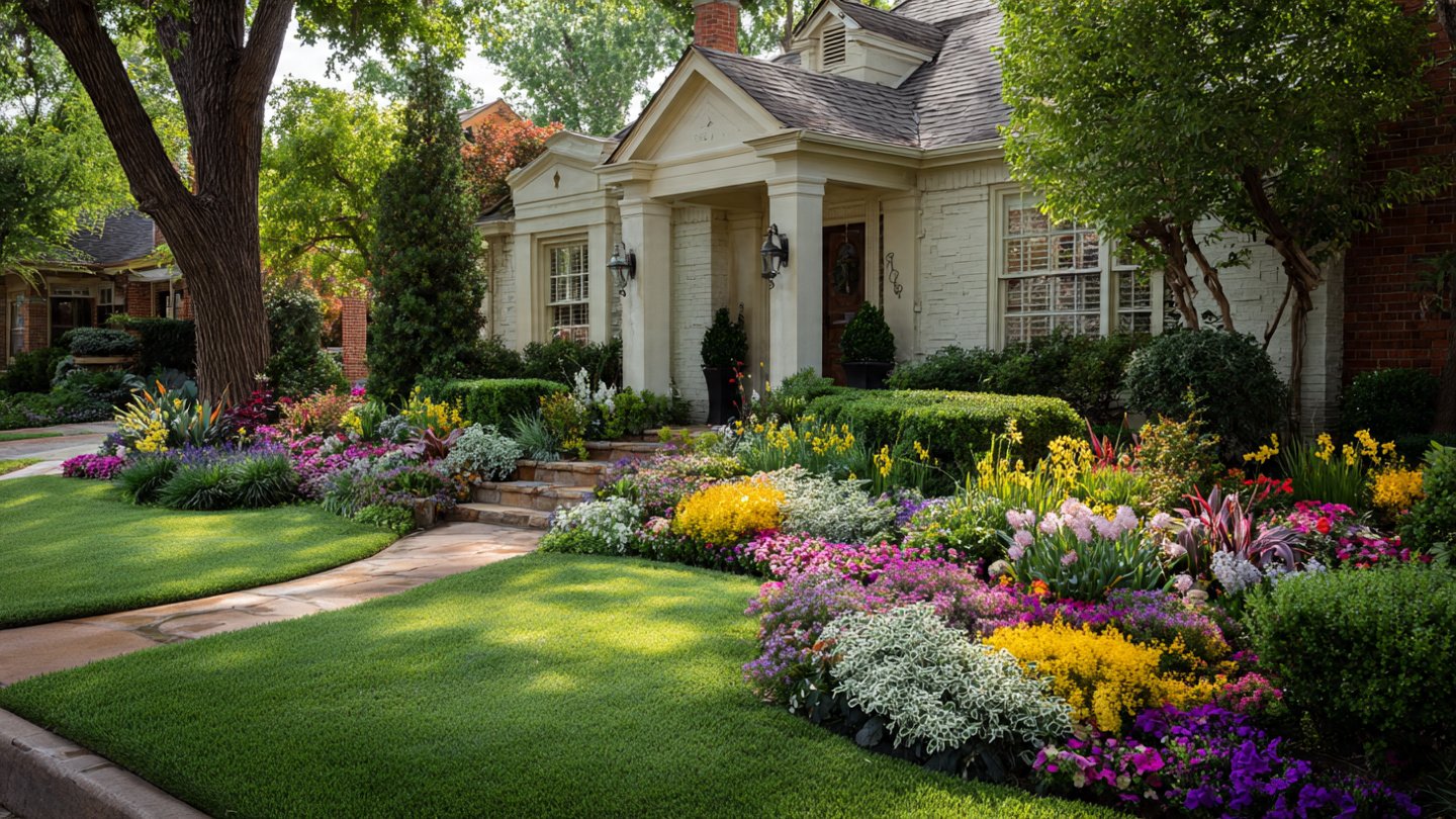 Why Don't Professional Stagers Use Multicolored Mulch in Front Yards?