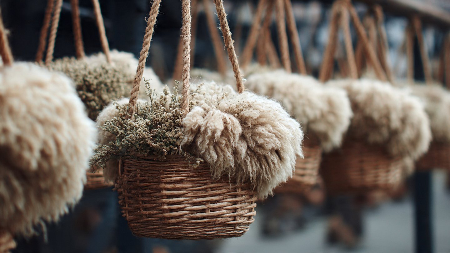 Why Should You Use Sheep Wool in Your Hanging Baskets?