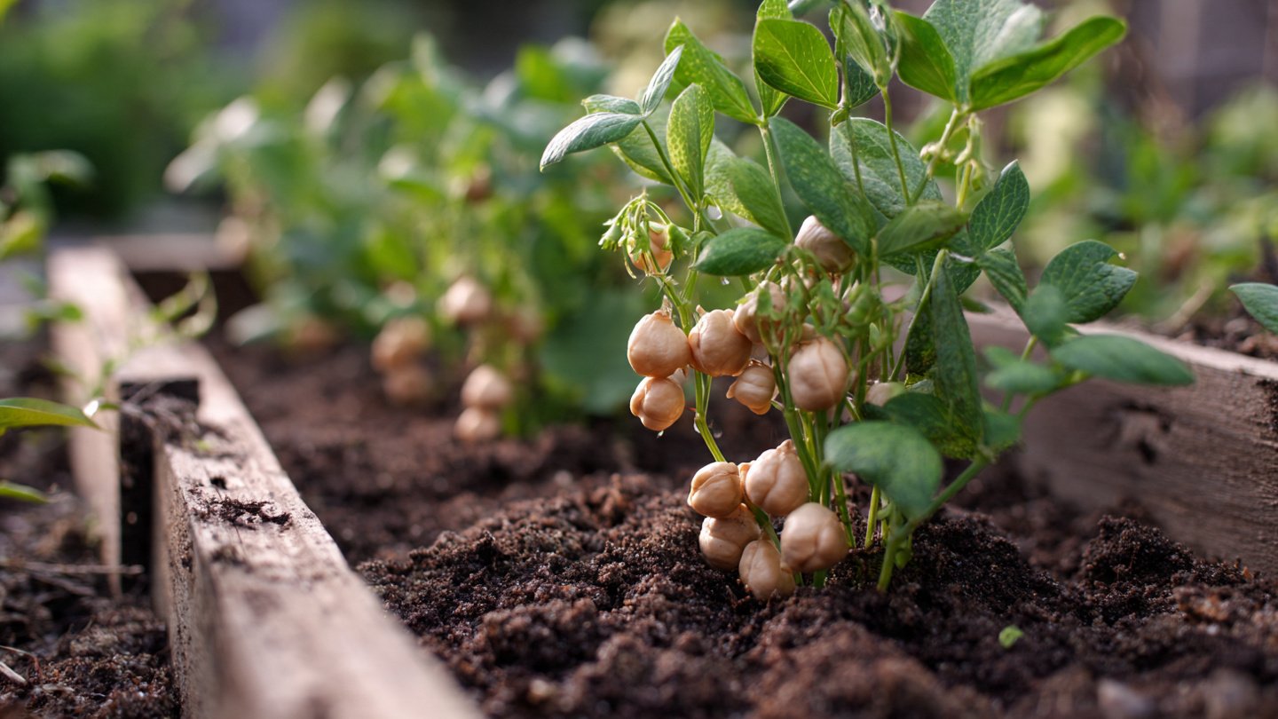 How Can You Successfully Cultivate Chickpeas in a Small Garden Plot?